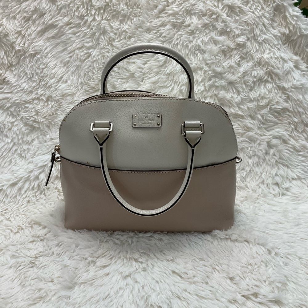 Kate Spate Beige and cream Satchels Bag in good condition - Picture 13 of 15